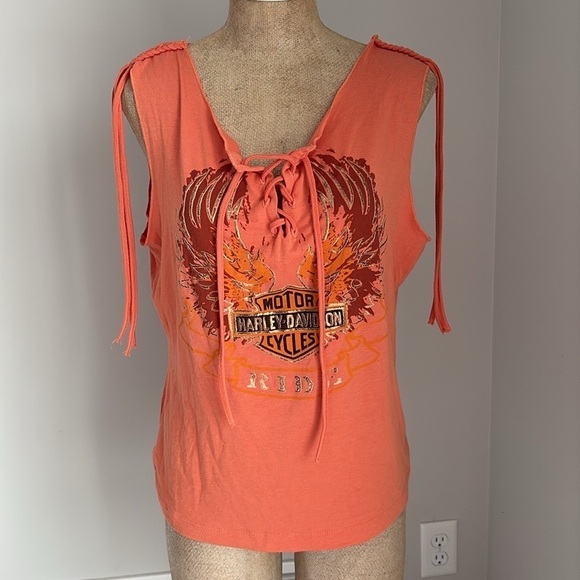 Harley Davidson Tank Top Woman's Medium - Picture 5 of 10